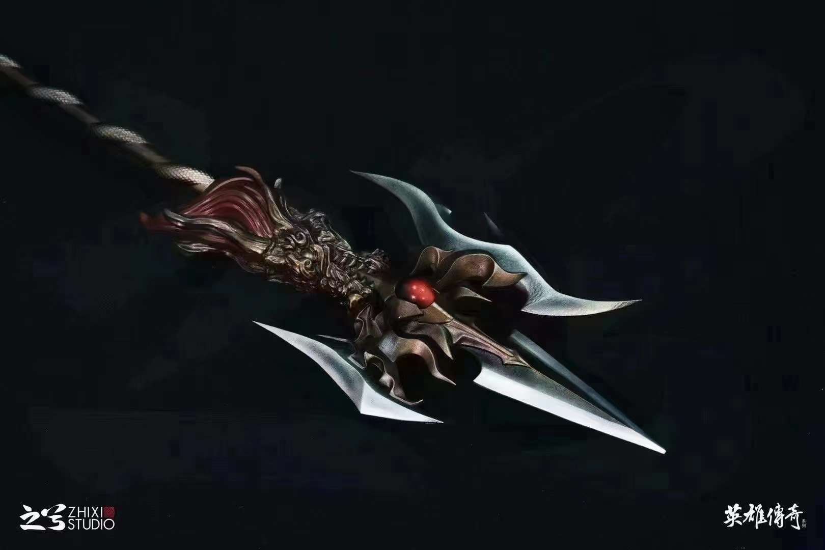 之兮工作室:【无双神将—吕布】大型雕塑