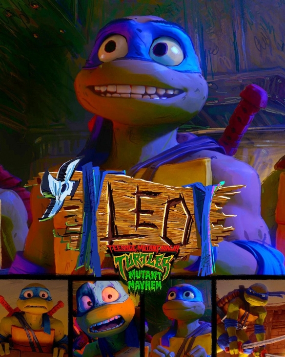 动画电影《忍者神龟:变种大乱斗》公布了一组全新的角色海报