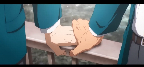 经典动画名作《未闻花名》主创新作《ふれる。》海报