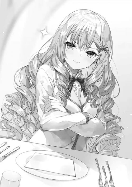 轻小说《才女的近侍》第二卷的插图公开