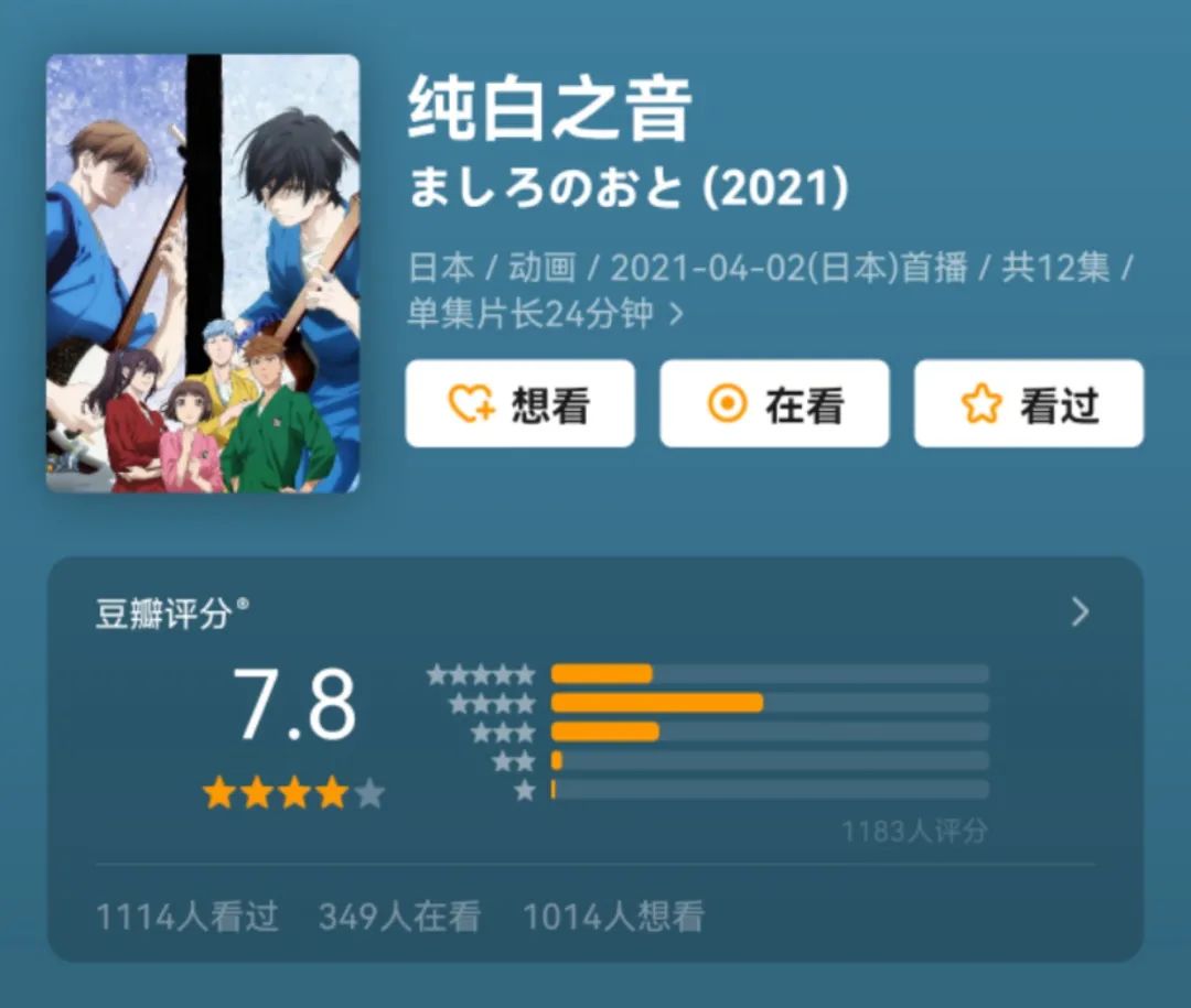 小众乐器三味线的花样输出——这部豆瓣高分音乐番有音符也有感动！