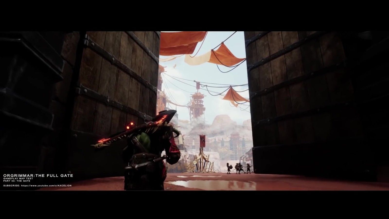 粉丝自制虚幻5《魔兽世界》奥格瑞玛城门环境