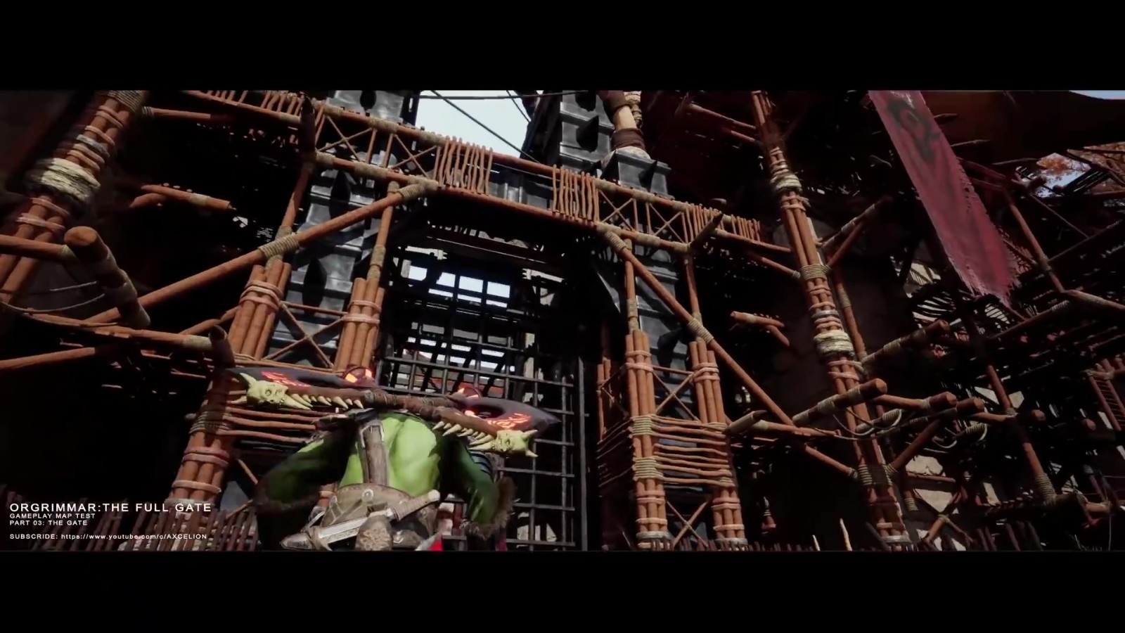 粉丝自制虚幻5《魔兽世界》奥格瑞玛城门环境