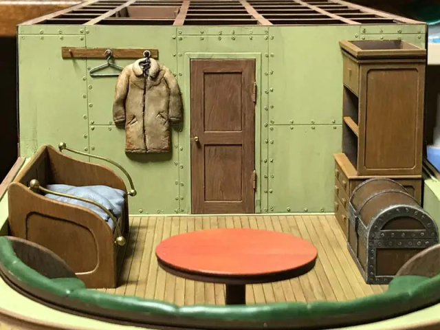 日本达人制作《未来少年柯南》巴拉克号船舰模型 2.2公尺巨大尺寸超吸睛