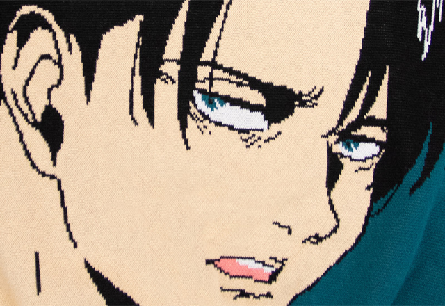 不要玩兵长! GSC推出《进击的巨人The Final Season》里维超大脸毛衣