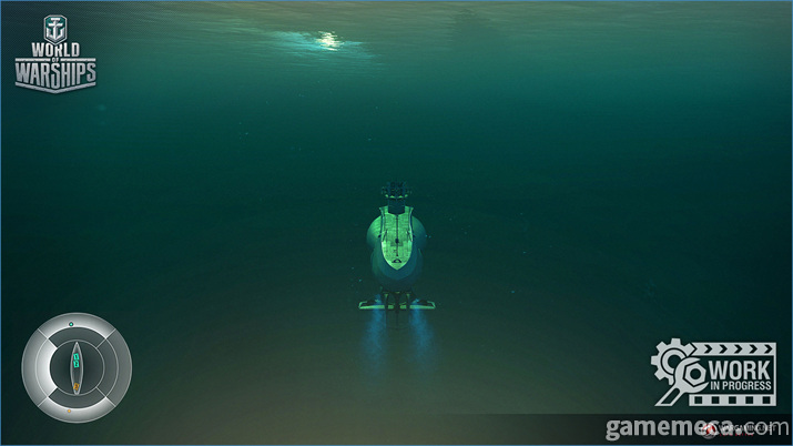加入《战舰世界》战场的潜艇是海战中的狙击手