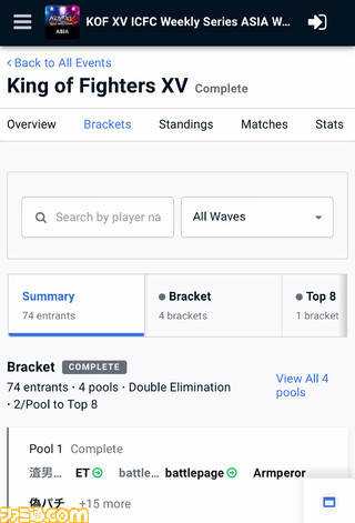 从一开始就说明如何参加SNK官方在线锦标赛“KOF XV ICFC Weekly Series”