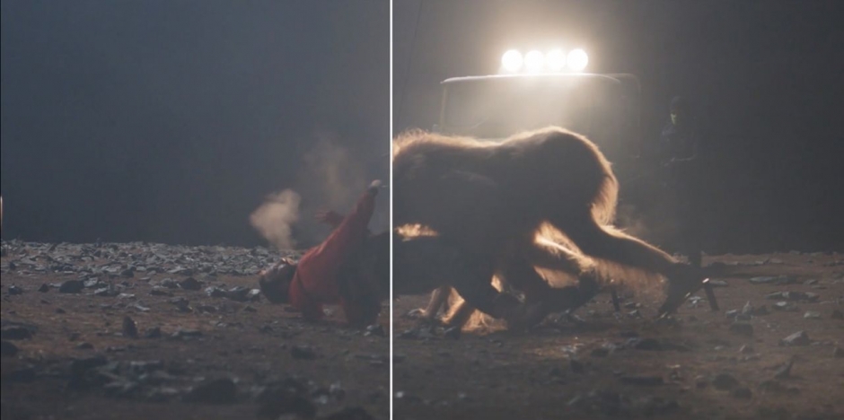 视觉特效总监杰伊霍金斯谈到了开场车祸和使用电子动画和 CG 创建的复杂狼人