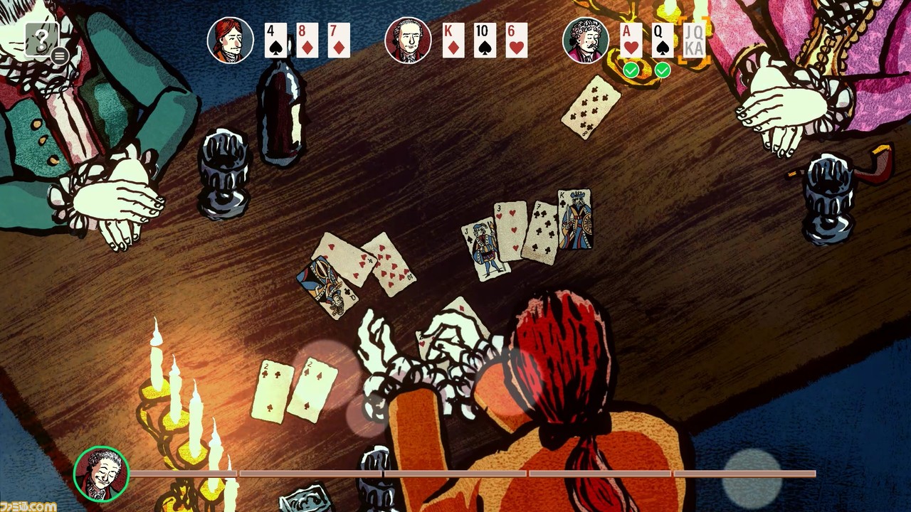 “卡片鲨鱼”评论。18世纪带着那种Ikasama穿越法国的独特Ikasama冒险游戏终于来了