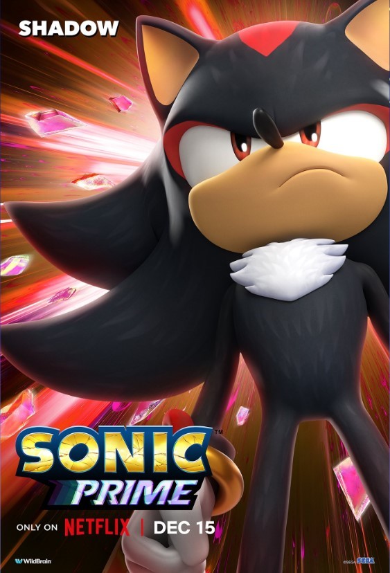 游戏改编动画《索尼克Prime》发布角色海报