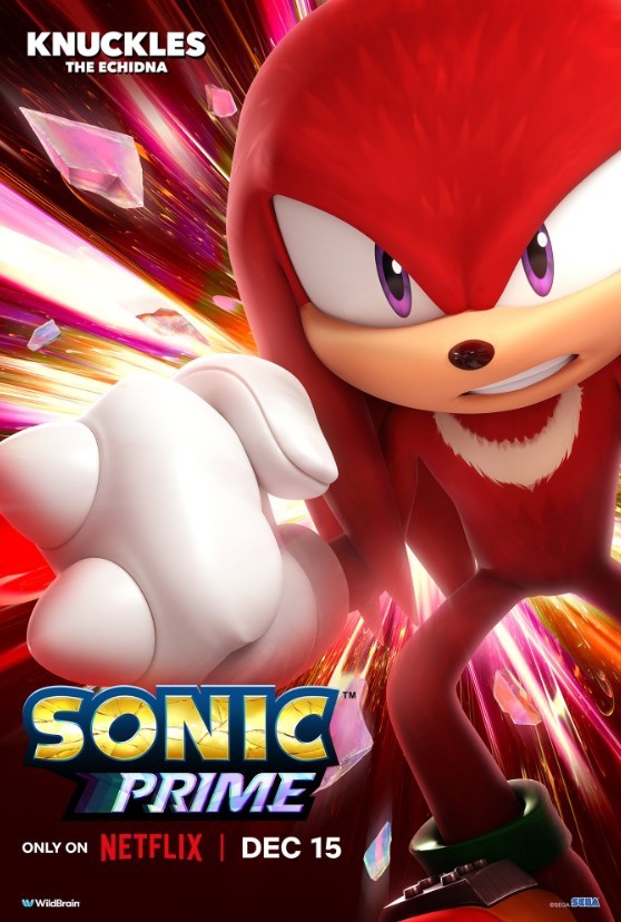 游戏改编动画《索尼克Prime》发布角色海报