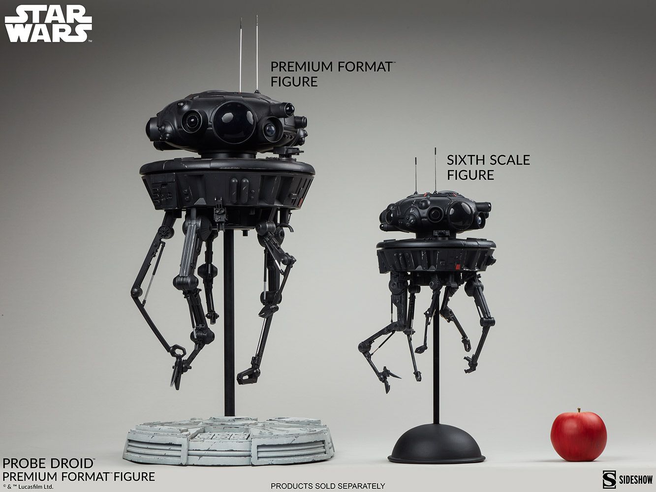 Sideshow新品：27寸《星球大战》- 帝国探索机器人/ Probe Droid | 金