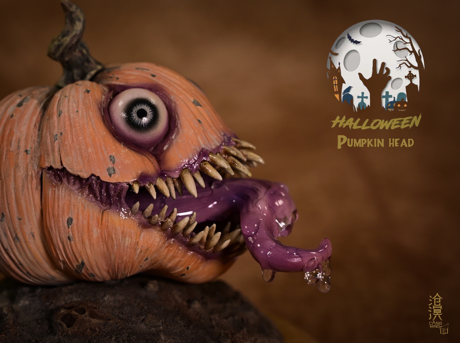 沧溟工作室：万圣节南瓜头 HALLOWEEN PUMPKIN HEAD