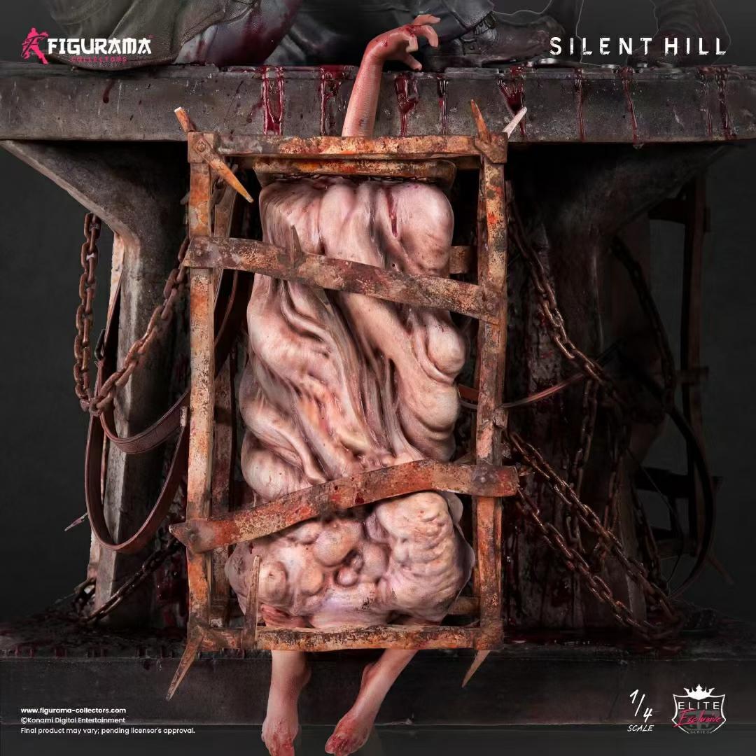 石油厂Figurama《寂静岭2》 詹姆斯 VS 红色三角头 1/4 雕像