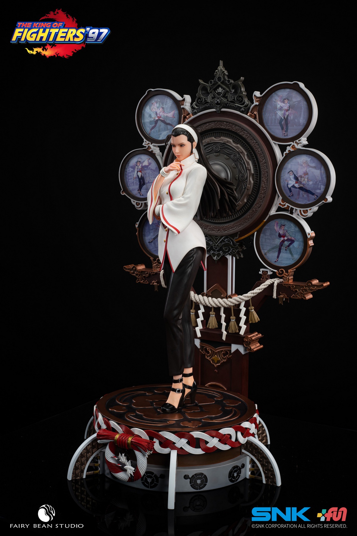 仙豆工作室 新品：1/4 SNK正版授权 《拳皇97》 神乐千鹤 雕像