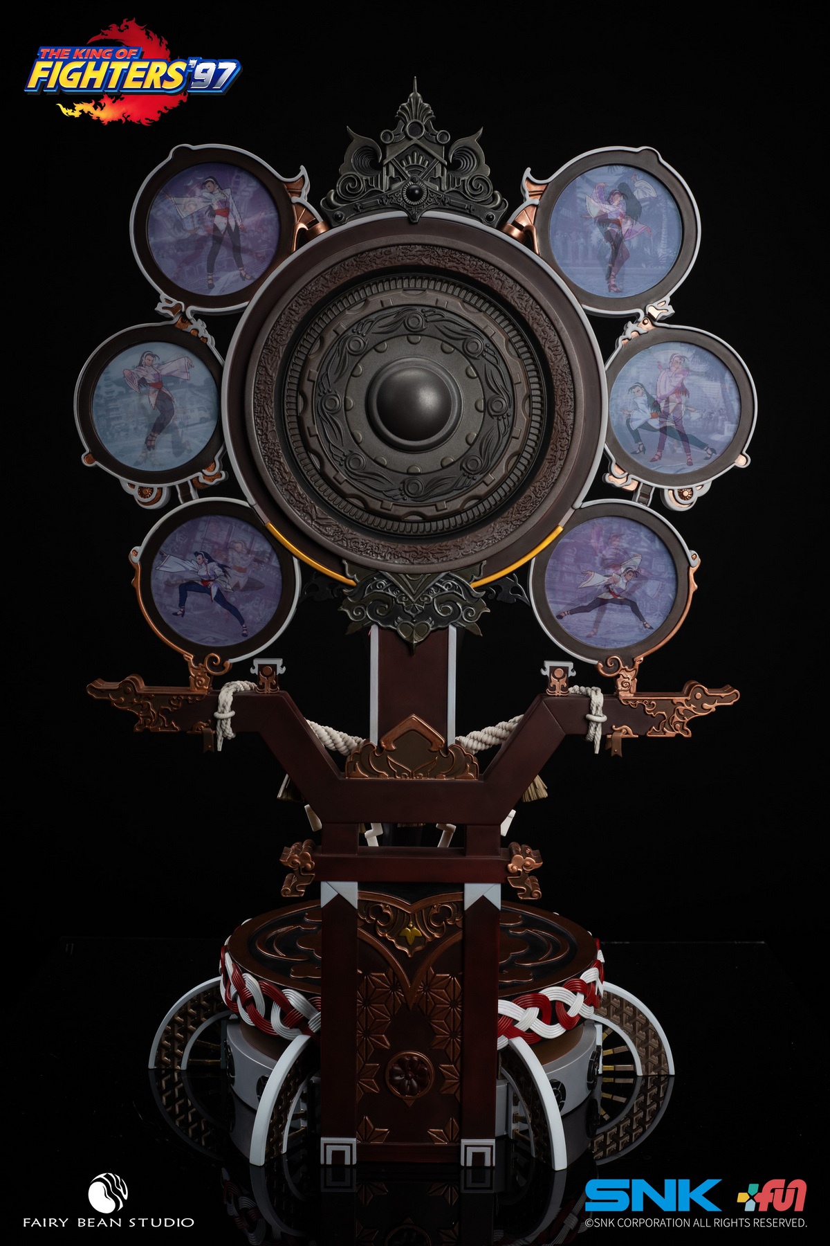 仙豆工作室 新品：1/4 SNK正版授权 《拳皇97》 神乐千鹤 雕像