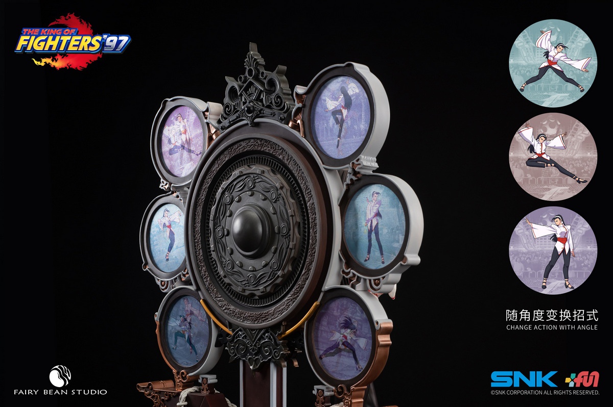仙豆工作室 新品：1/4 SNK正版授权 《拳皇97》 神乐千鹤 雕像