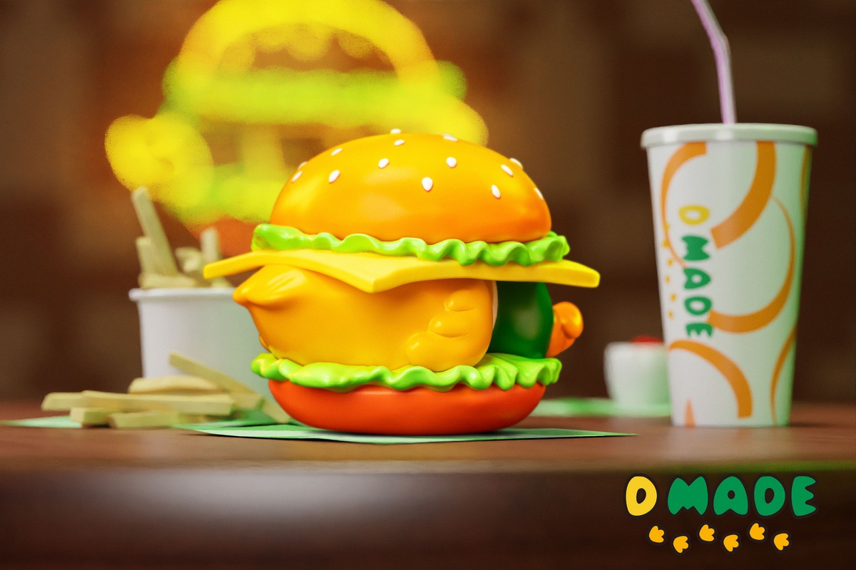 DMADE 新品：8.5cm高“鸭堡”限量潮玩摆件