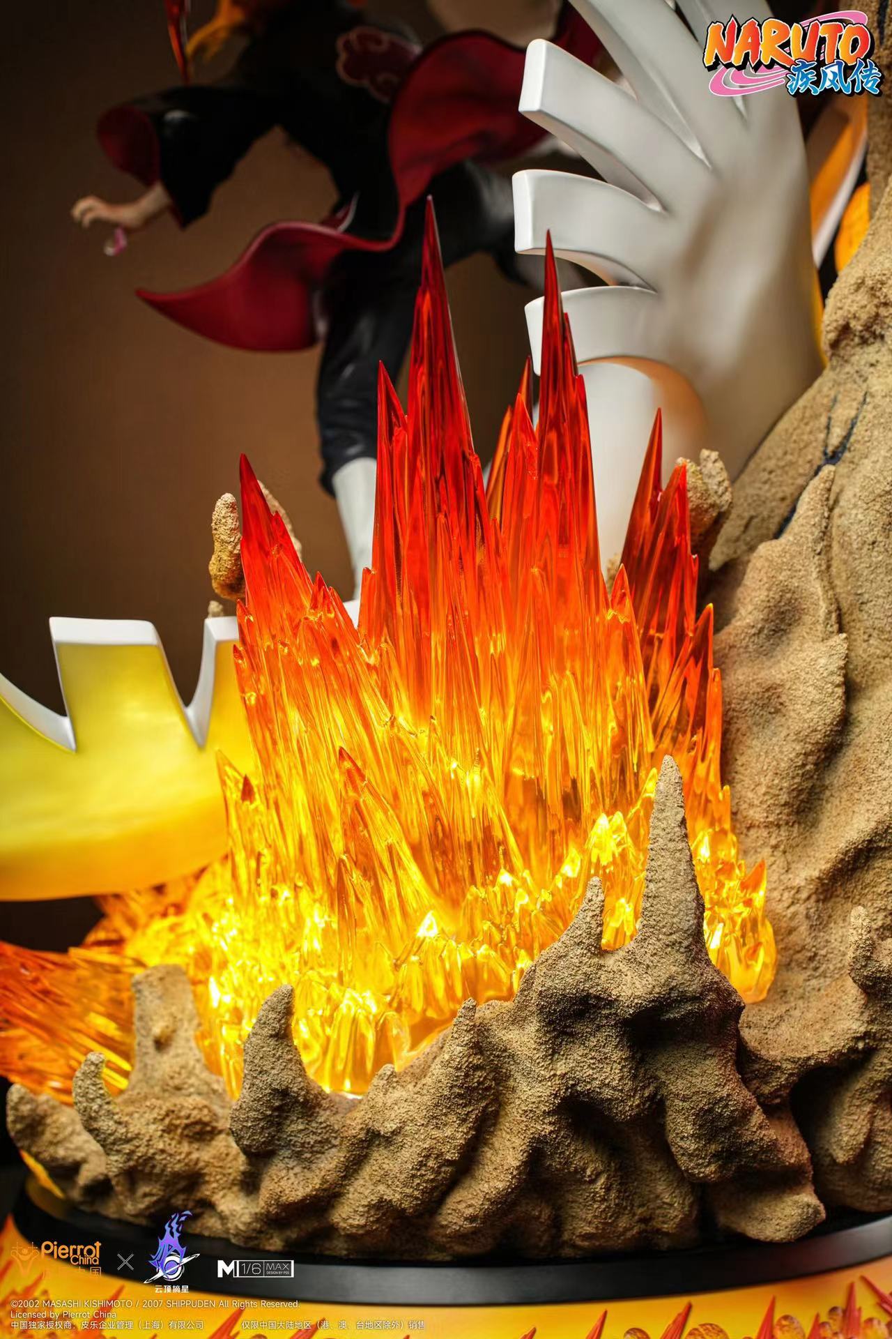 皮乐中国X云顶摘星工作室：《火影忍者》正版授权 晓组织 迪达拉 1/6 雕像